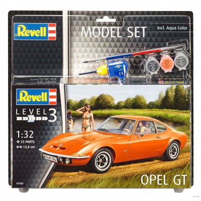 Набор со сборной моделью Автомобиль Opel GT Revell Control