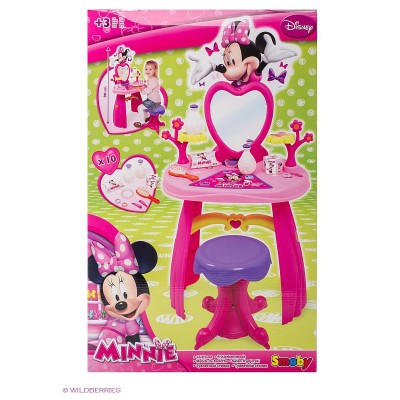 Туалетный столик для девочек Smoby Minnie с аксессуарами