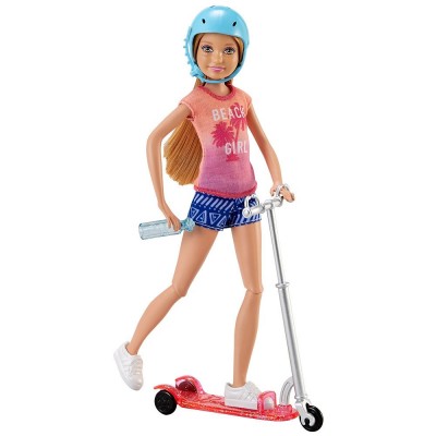 Кукла Барби "Стейси на самокате" DVX57